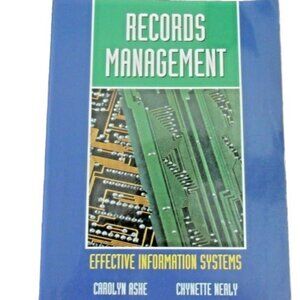 Records‎ Management Effective Information Systems Paperback Softcover Text Book